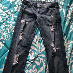 7 for all mankind ripped jeans